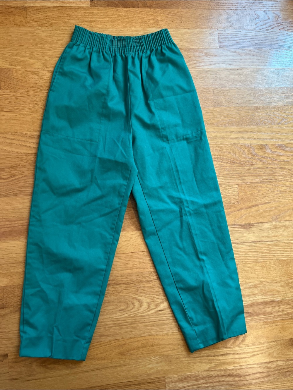 Vintage USWear youth 12T Elastic-Waist Green Trousers